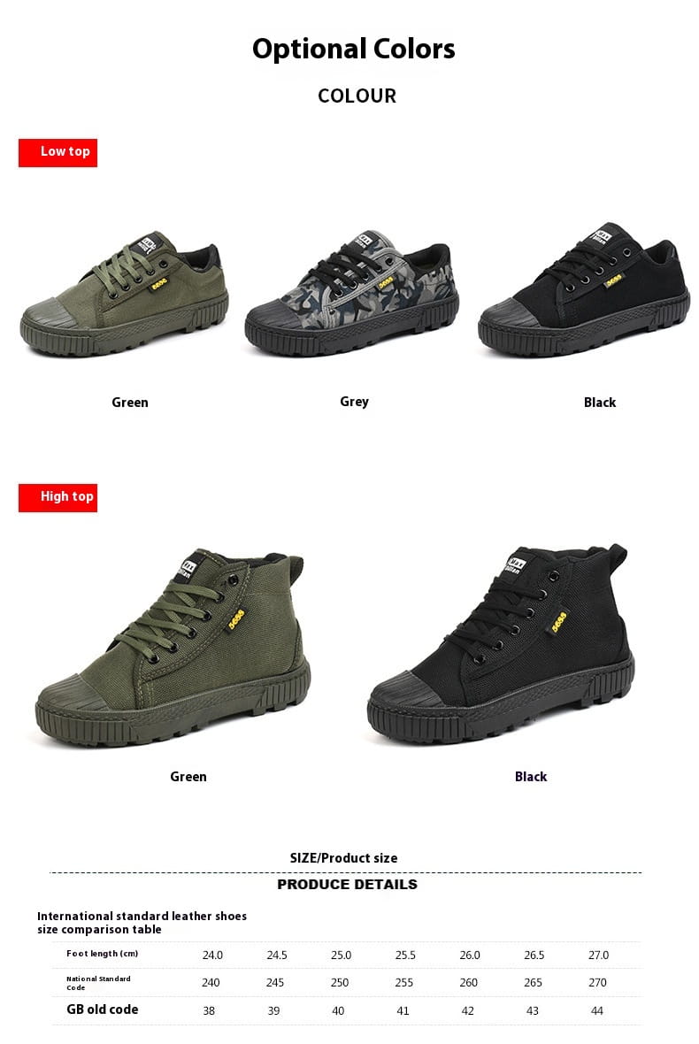 Men’s High-low Top Liberation Wholesale Cloth Shoes