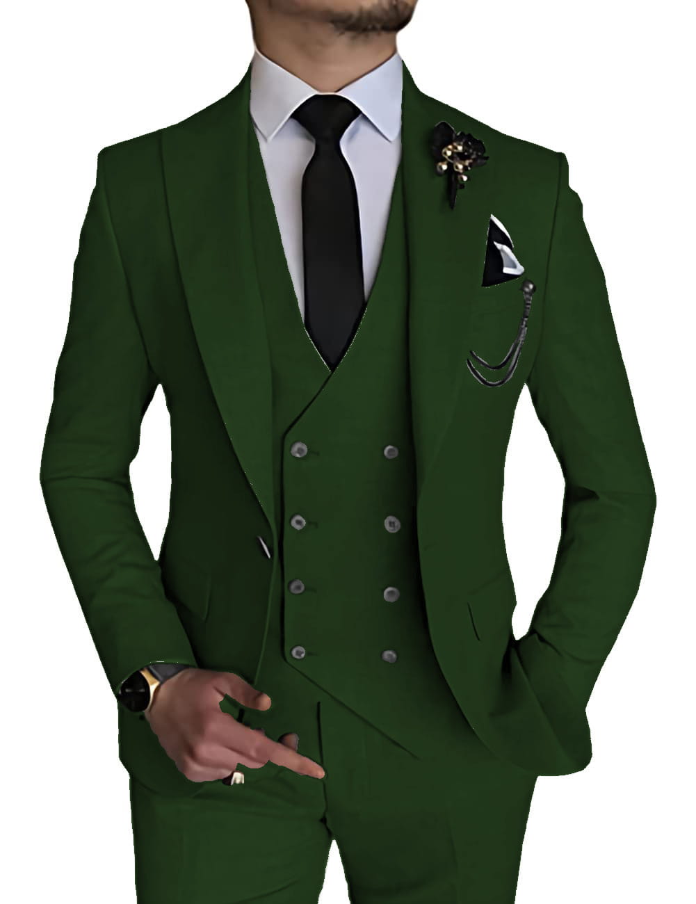 Business Casual Men’s Three-piece Suit