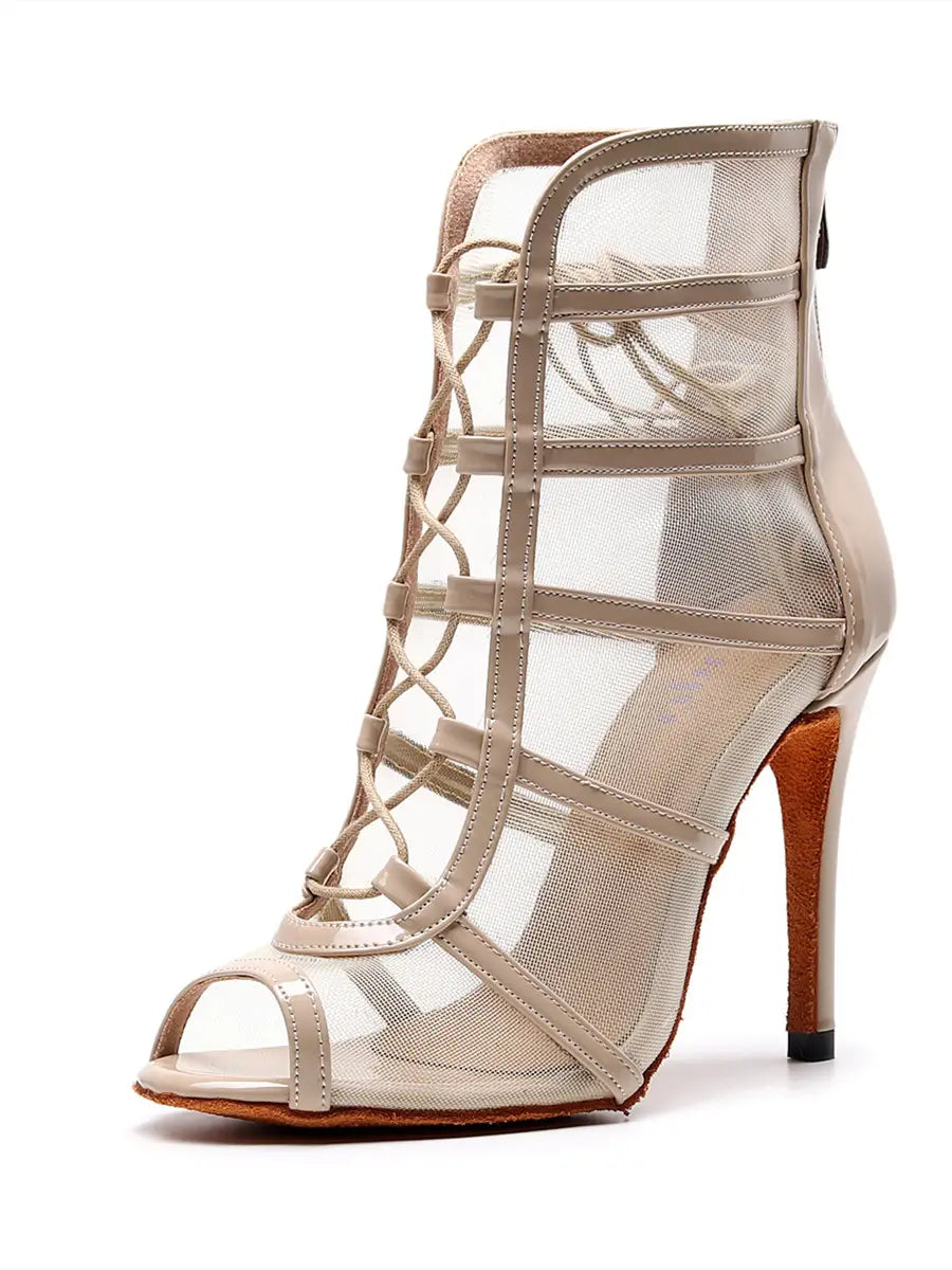Skin Color Latin Dance High Heels