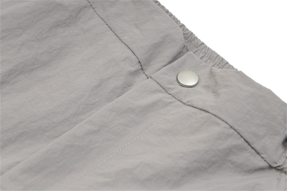 Side Fold Loose-fitting Wide-leg Trousers Men