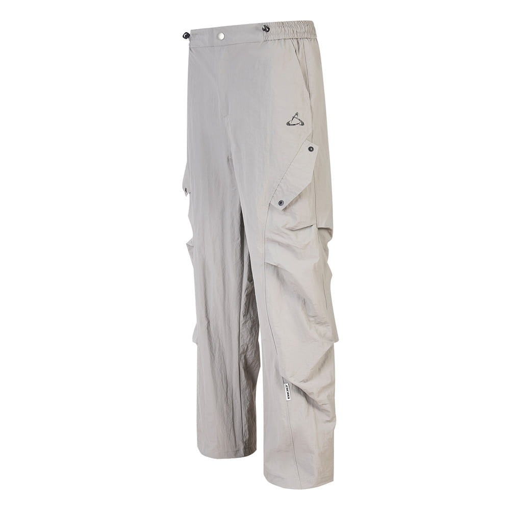 Side Fold Loose-fitting Wide-leg Trousers Men