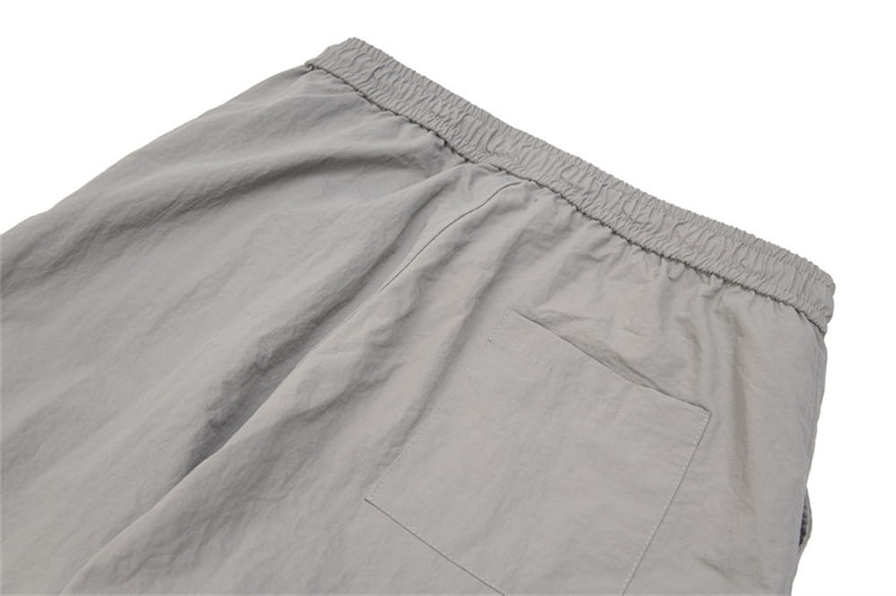 Side Fold Loose-fitting Wide-leg Trousers Men