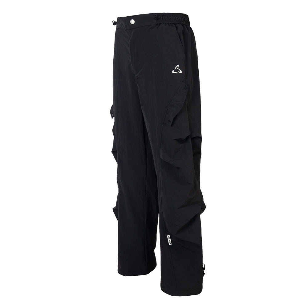 Side Fold Loose-fitting Wide-leg Trousers Men