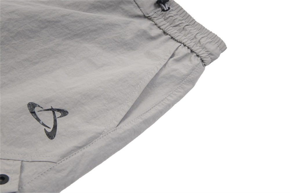 Side Fold Loose-fitting Wide-leg Trousers Men