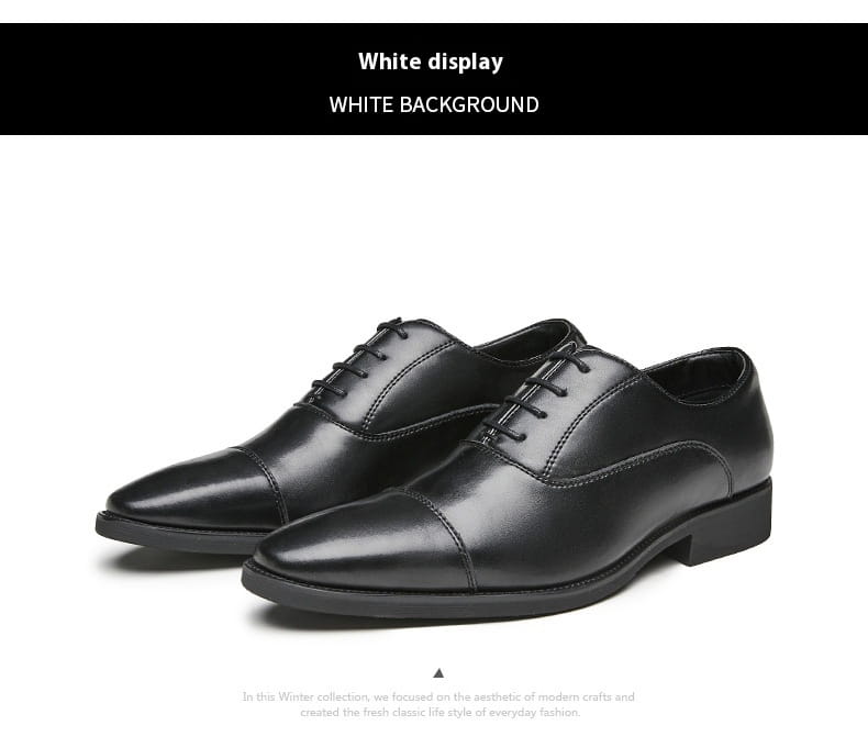 New Height Increasing Insole Business Formal Wear Soft Bottom Oxford Shoes