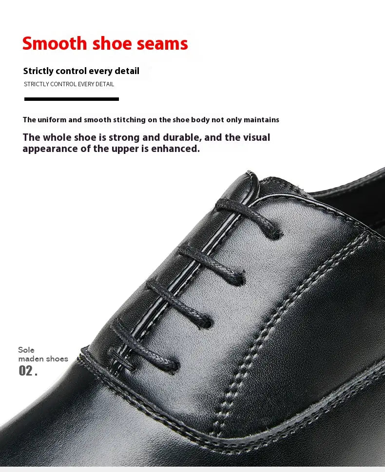 New Height Increasing Insole Business Formal Wear Soft Bottom Oxford Shoes