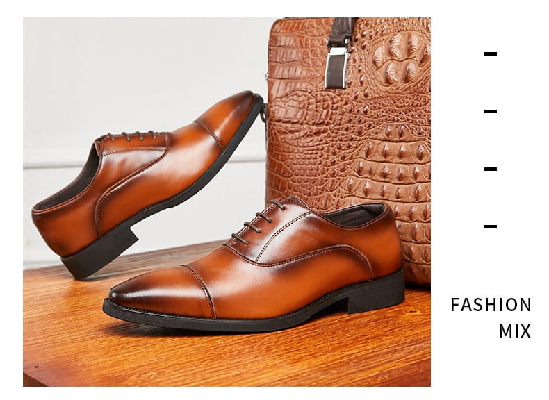 New Height Increasing Insole Business Formal Wear Soft Bottom Oxford Shoes