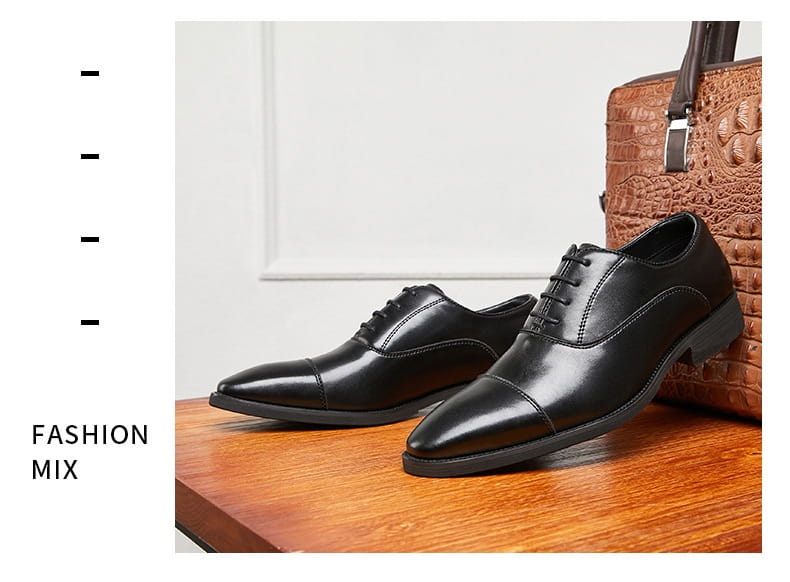 New Height Increasing Insole Business Formal Wear Soft Bottom Oxford Shoes