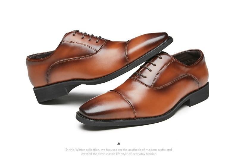 New Height Increasing Insole Business Formal Wear Soft Bottom Oxford Shoes