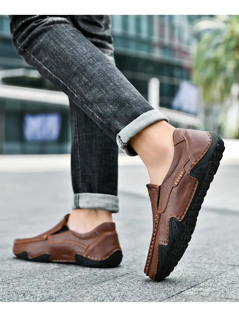 Hollow Handmade Stitching Outdoor Casual Shoes