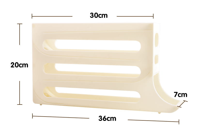 Refrigerator 4-Layer Automatic Egg Roller Sliding Egg Tray Refrigerator Side Door Large Capacity Holder Egg Storage Box