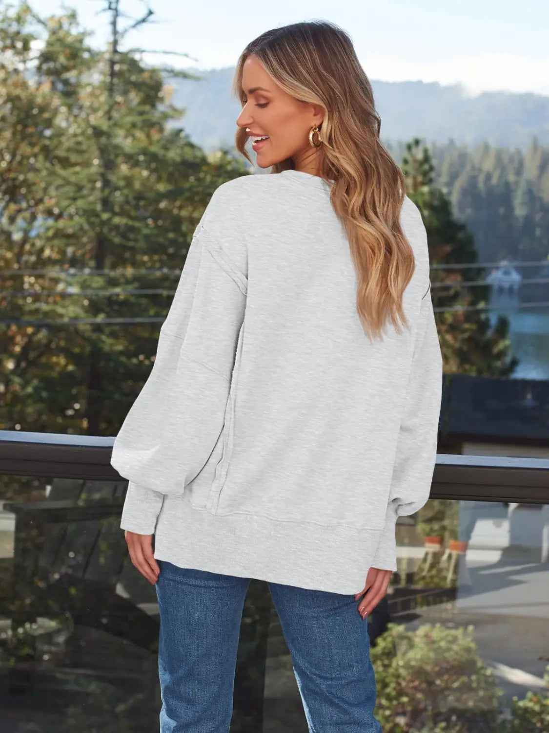 Women’s Hooded Fashion Round-neck Sweater