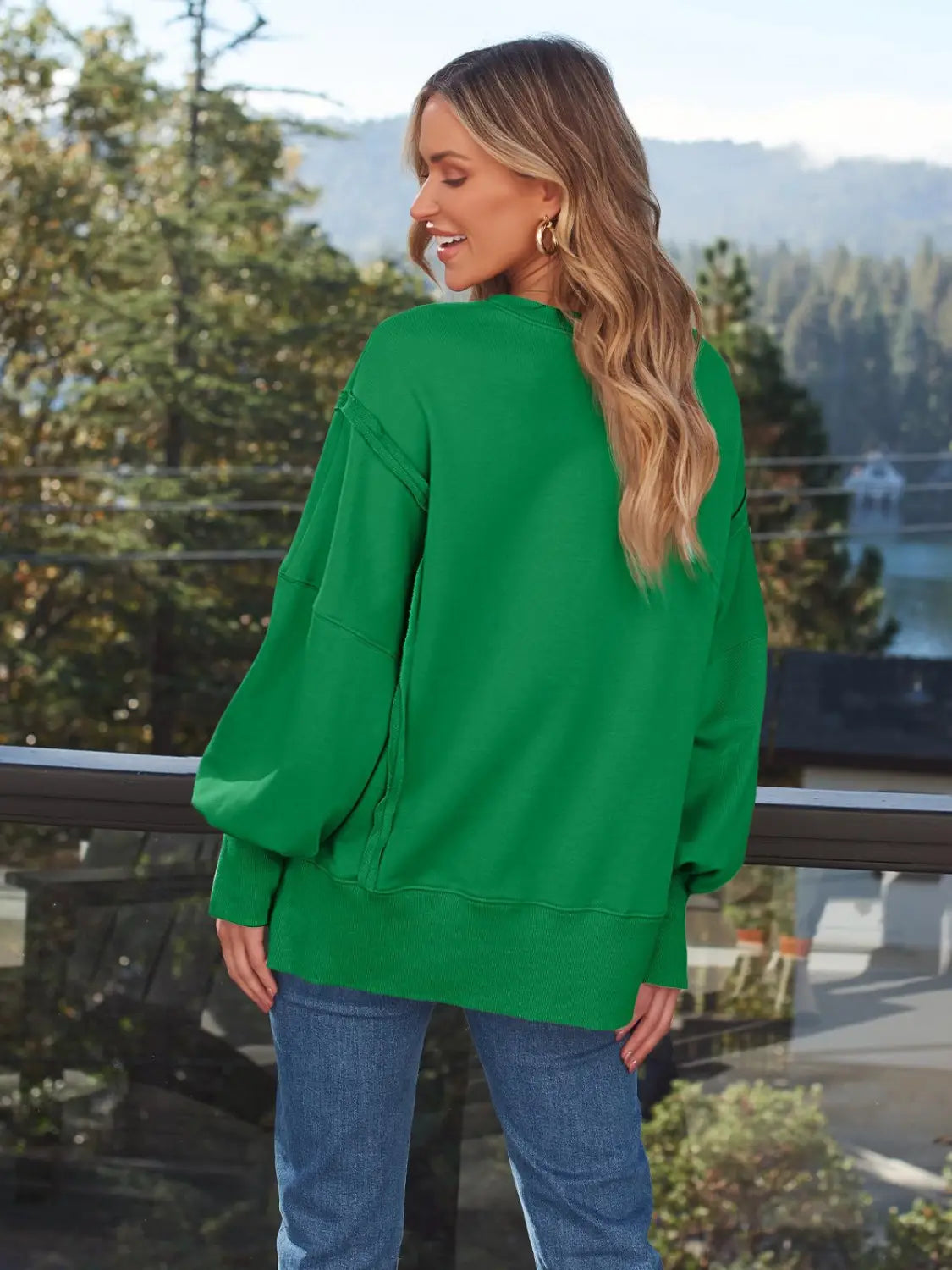 Women’s Hooded Fashion Round-neck Sweater
