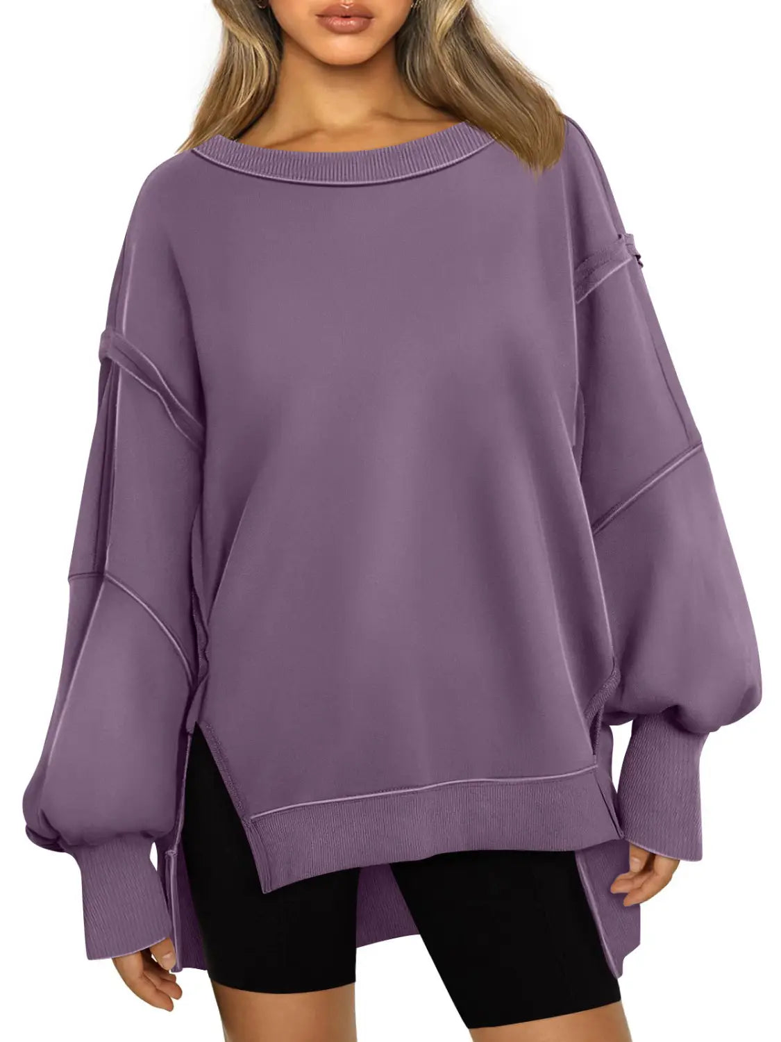 Women’s Hooded Fashion Round-neck Sweater