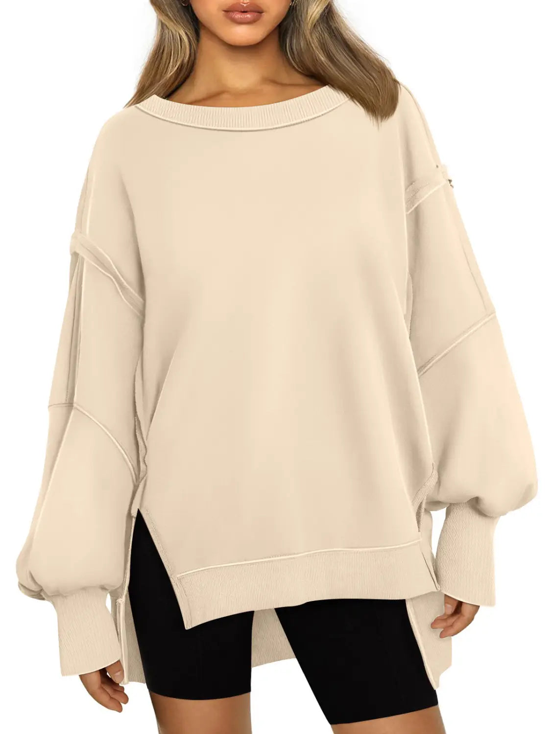 Women’s Hooded Fashion Round-neck Sweater