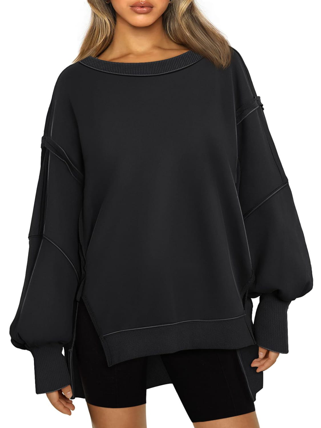 Women’s Hooded Fashion Round-neck Sweater