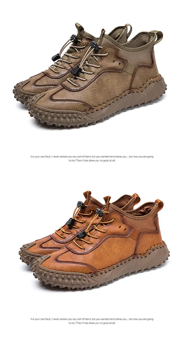 Stitching Autumn British Trend Men’s Shoes