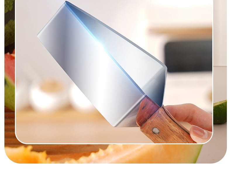 New Watermelon Splitter Watermelon Cutting Artifact 430 Stainless Steel Cutting Piece Splitter Household Melon Triangle