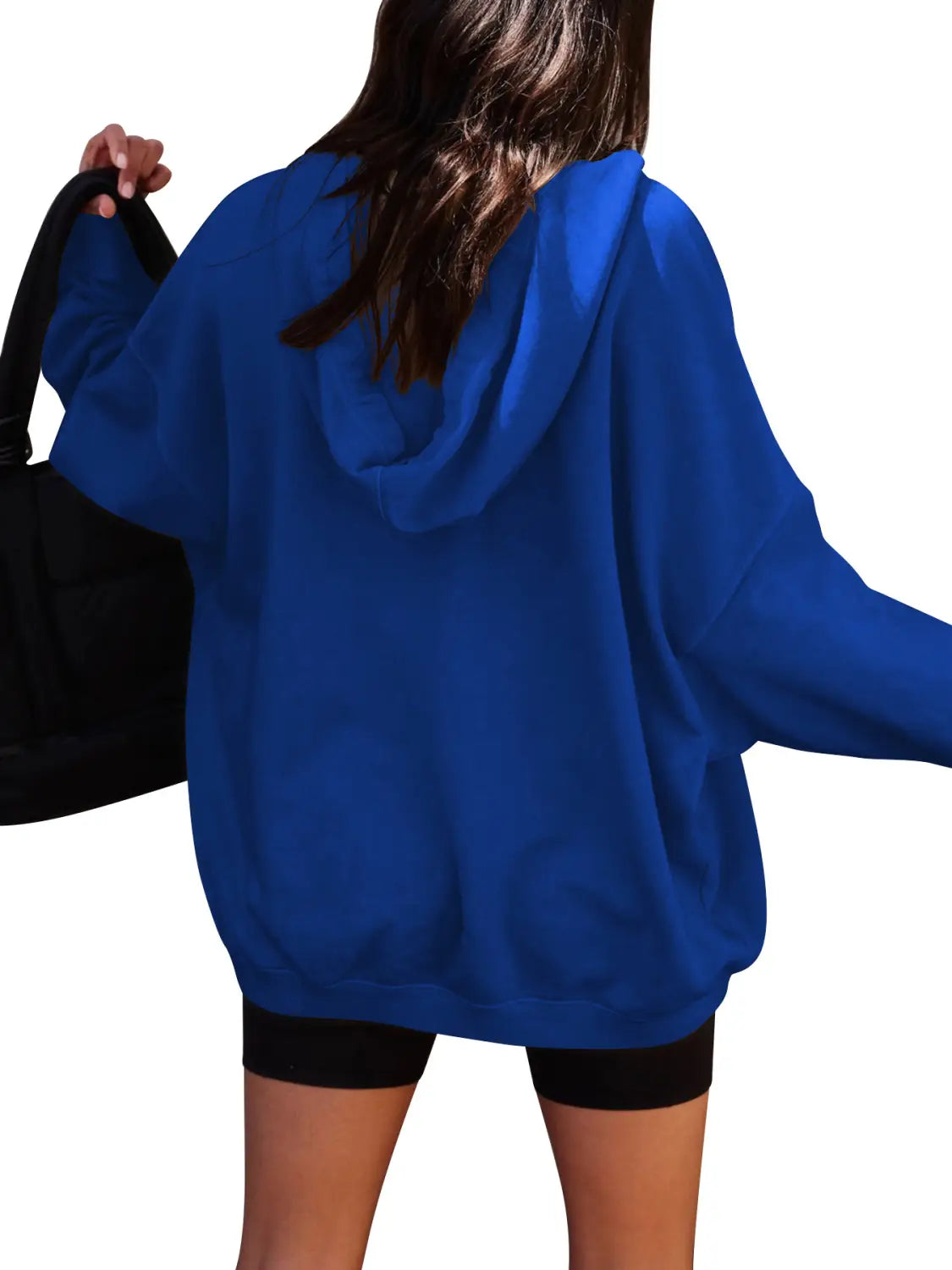 Women’s Oversized Casual Hooded Pocket Sweatshirt