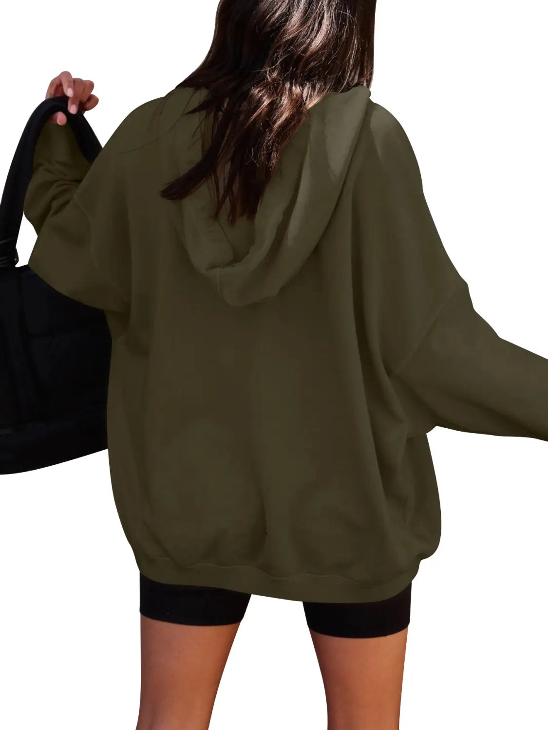 Women’s Oversized Casual Hooded Pocket Sweatshirt