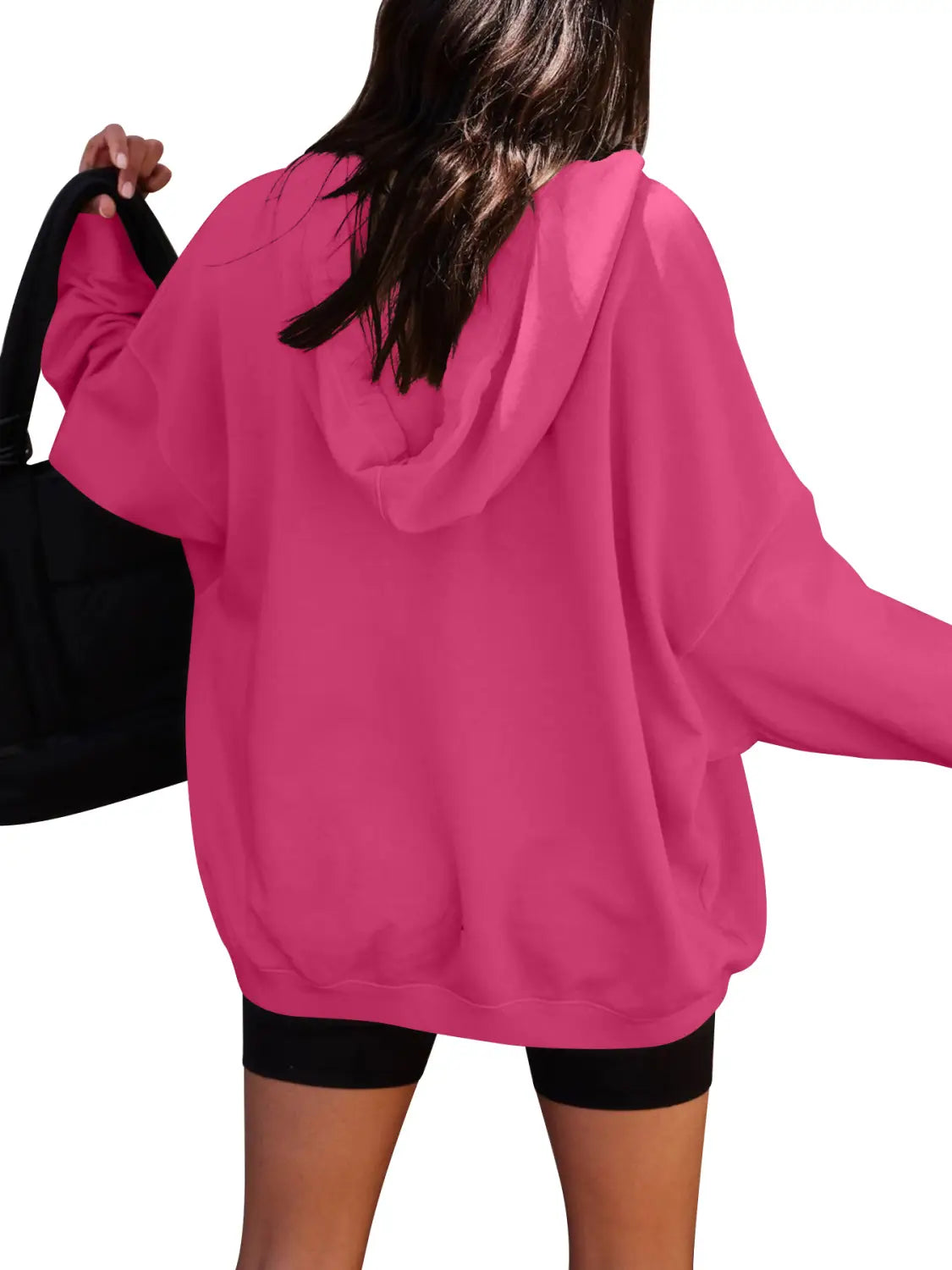 Women’s Oversized Casual Hooded Pocket Sweatshirt