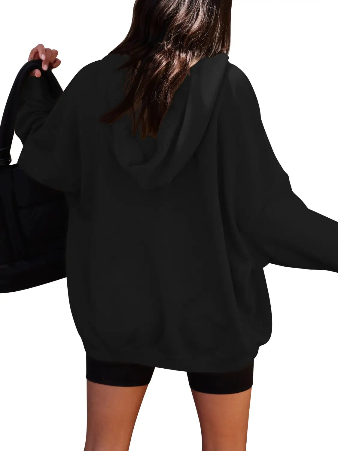 Women’s Oversized Casual Hooded Pocket Sweatshirt