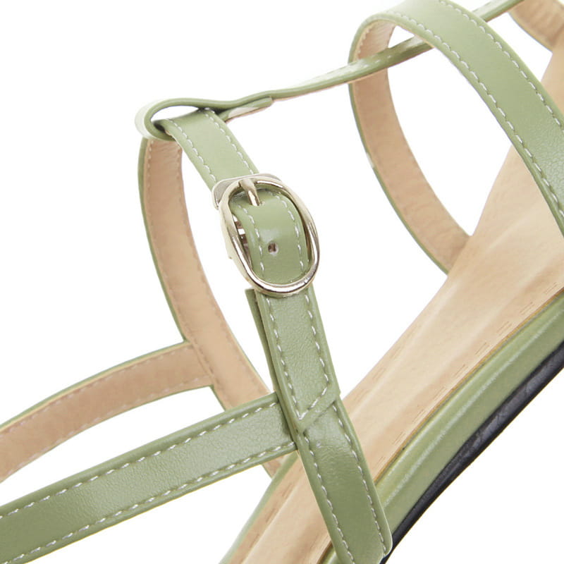 Women’s Low Heel Open Toe Sandals Plus Size