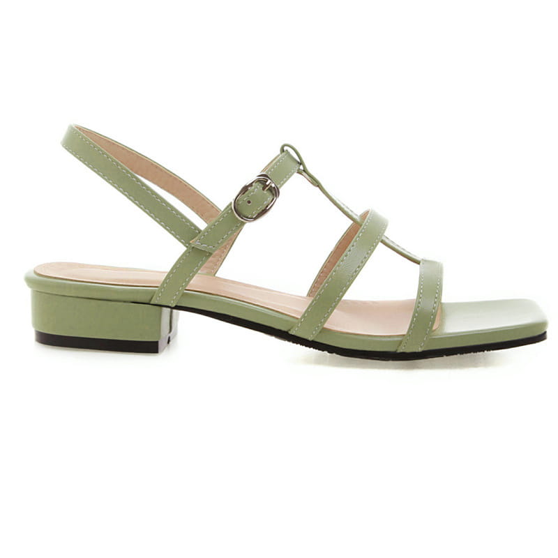 Women’s Low Heel Open Toe Sandals Plus Size