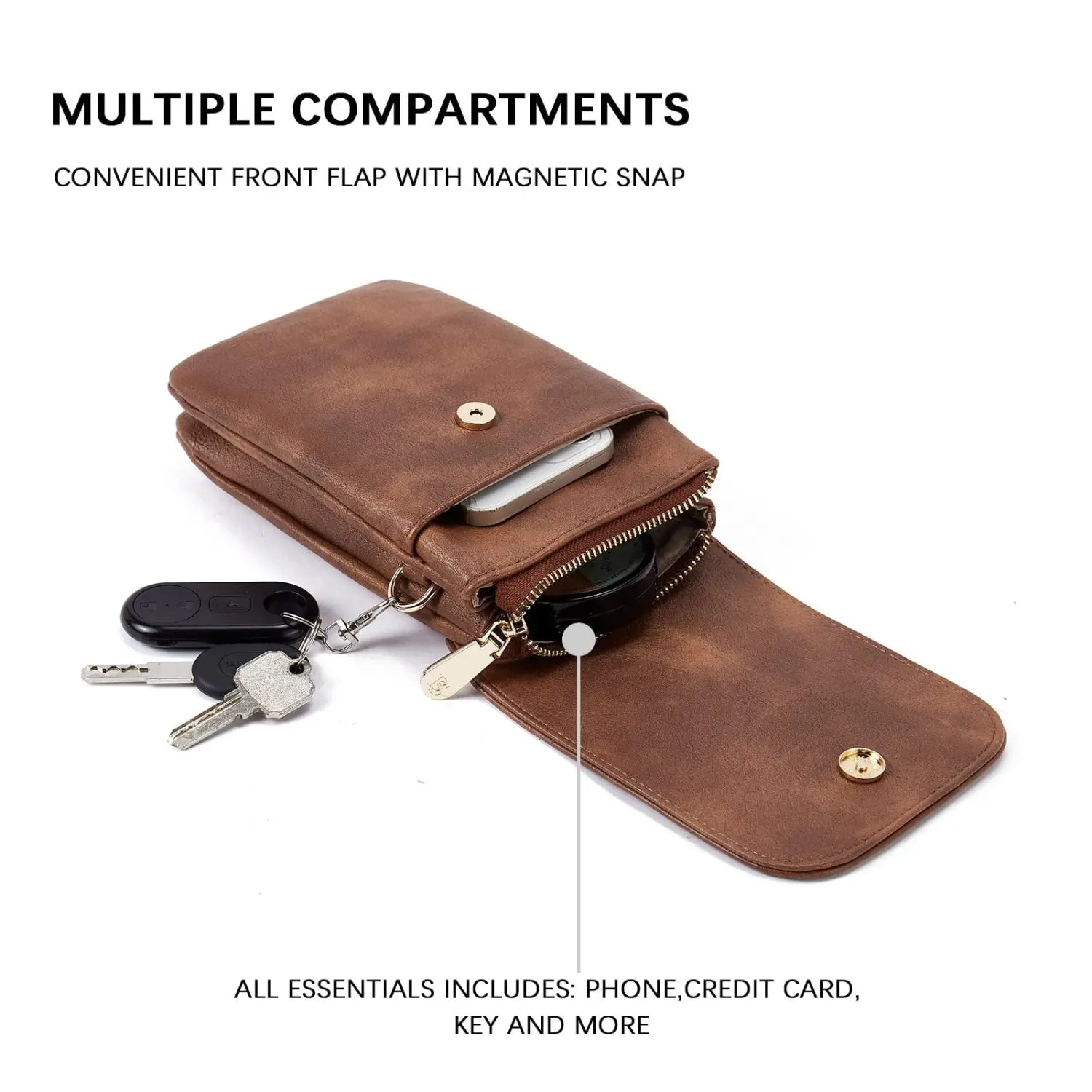Men’s PU Leather High-grade Versatile Messenger Bag