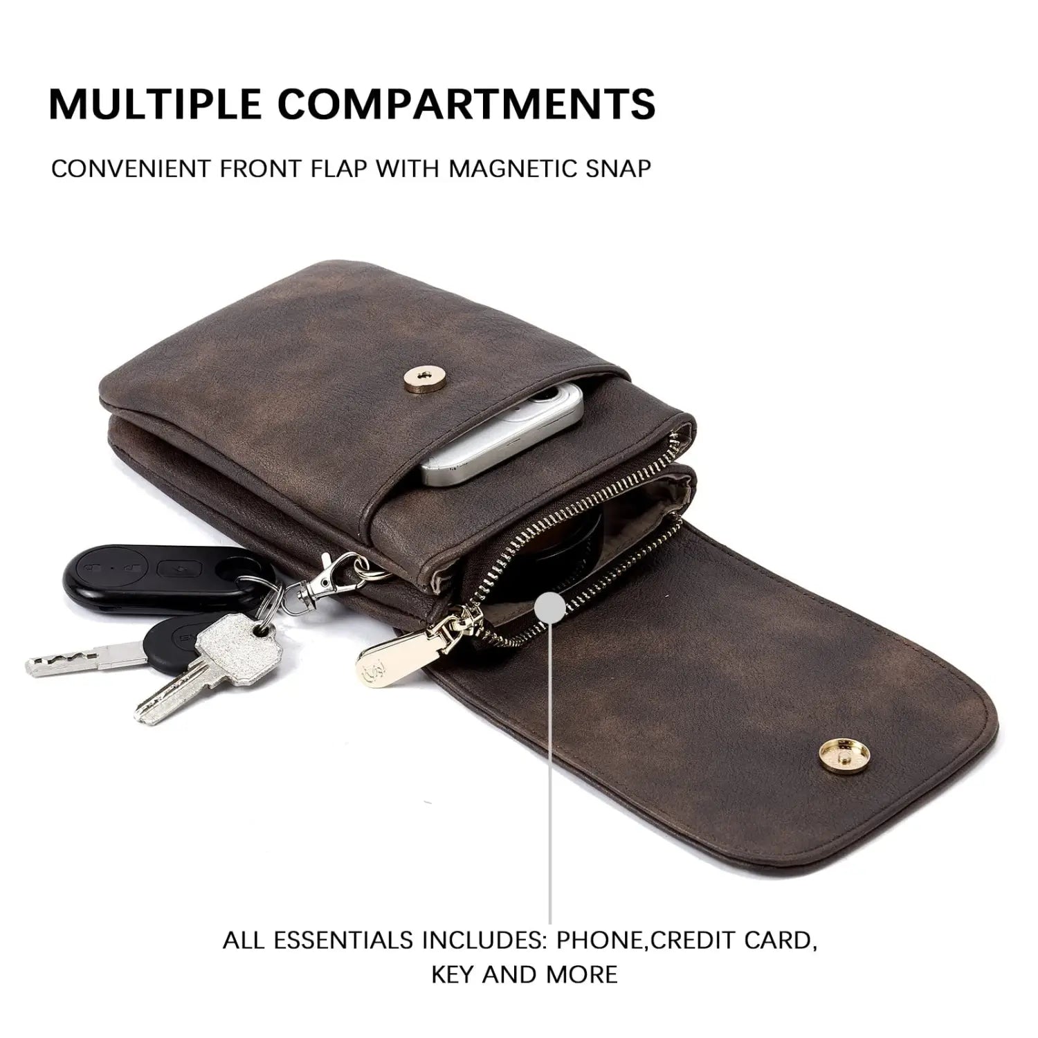 Men’s PU Leather High-grade Versatile Messenger Bag