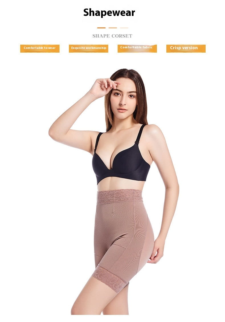Plus Size Epoxy Non-slip High Waisted Tuck Pants Women
