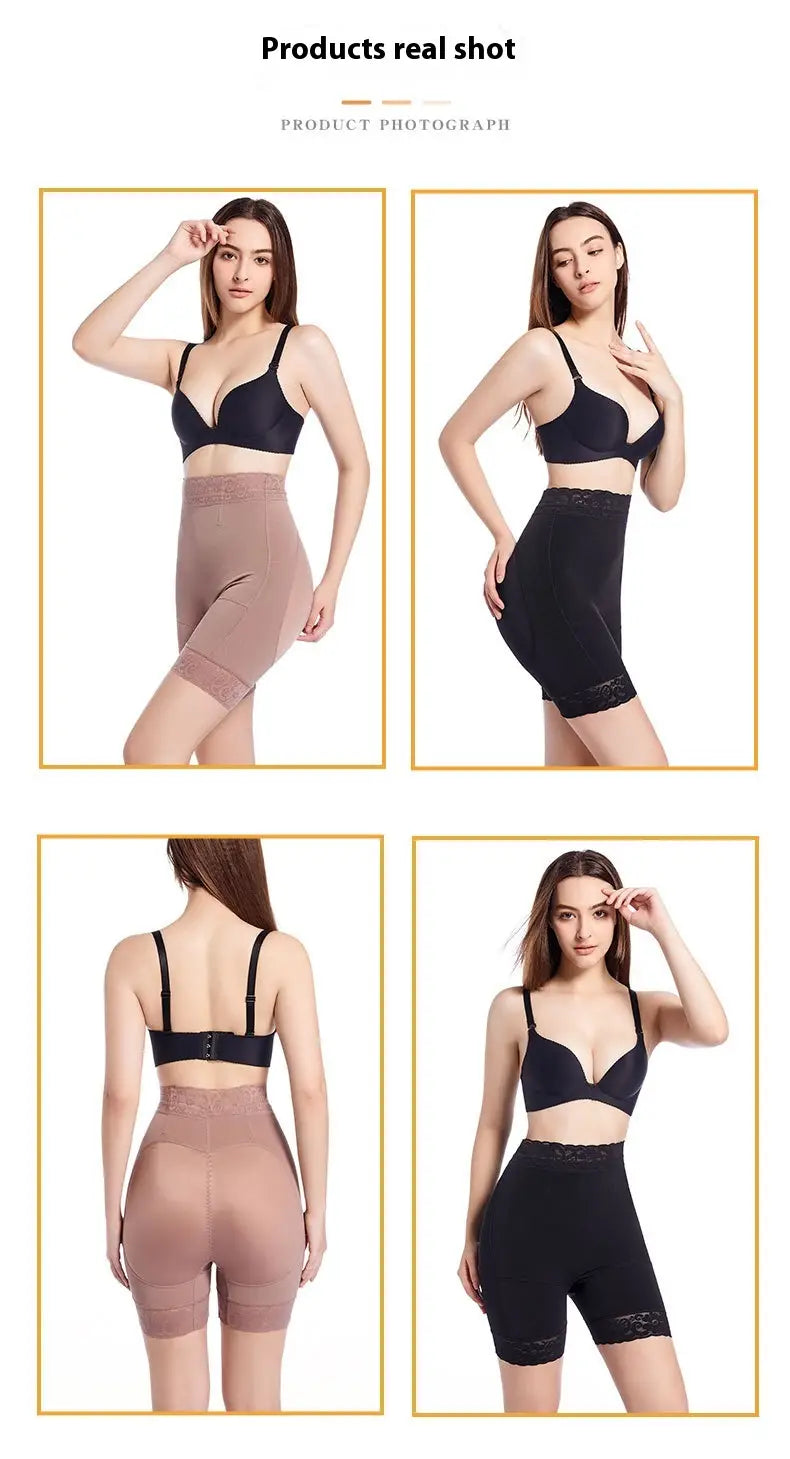 Plus Size Epoxy Non-slip High Waisted Tuck Pants Women