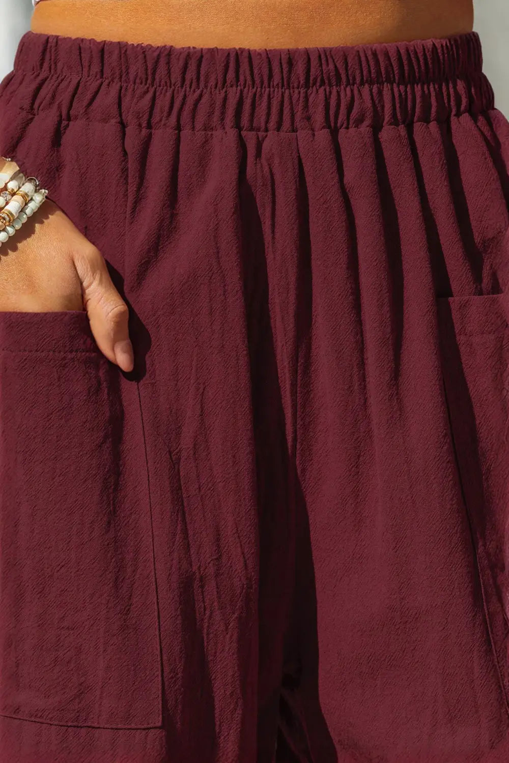 Women’s Cotton And Linen Casual Pants Vacation Style