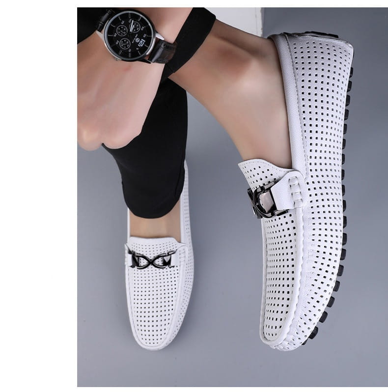 Breathable Thin Soft Bottom Soft Leather Men’s Sandals