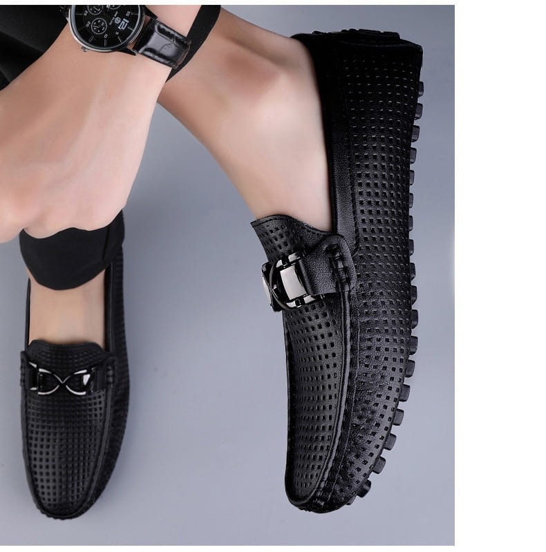 Breathable Thin Soft Bottom Soft Leather Men’s Sandals