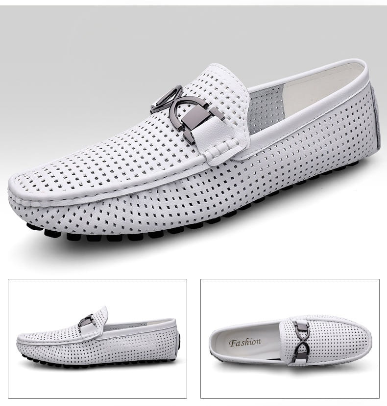 Breathable Thin Soft Bottom Soft Leather Men’s Sandals