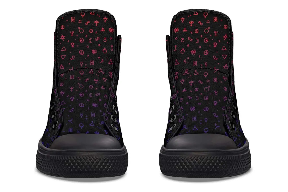 Printed Couple Canvas Shoes