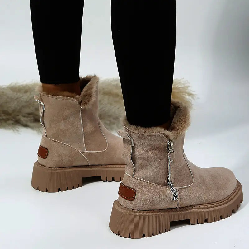 Thick Plush Snow Boots