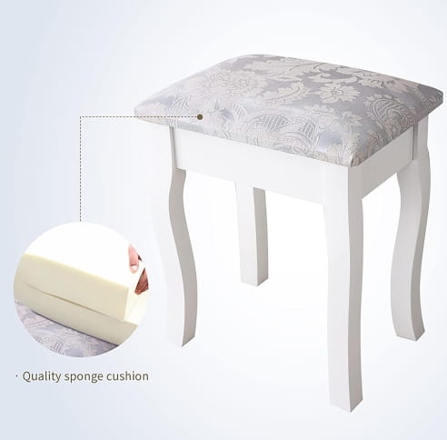 Vanity Table Set With 4 Drawer