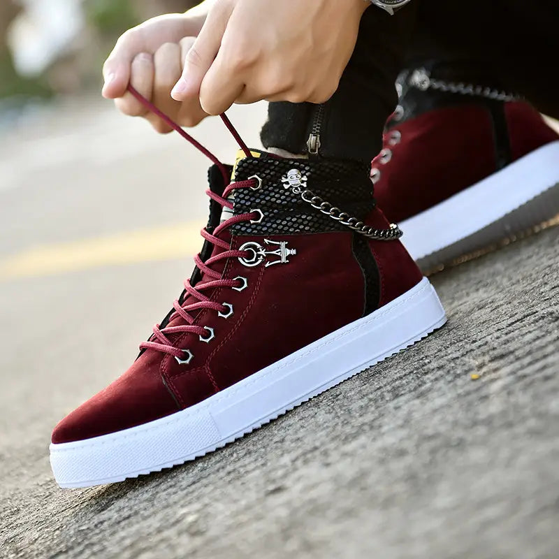 High top casual board shoes men’s fashion shoes