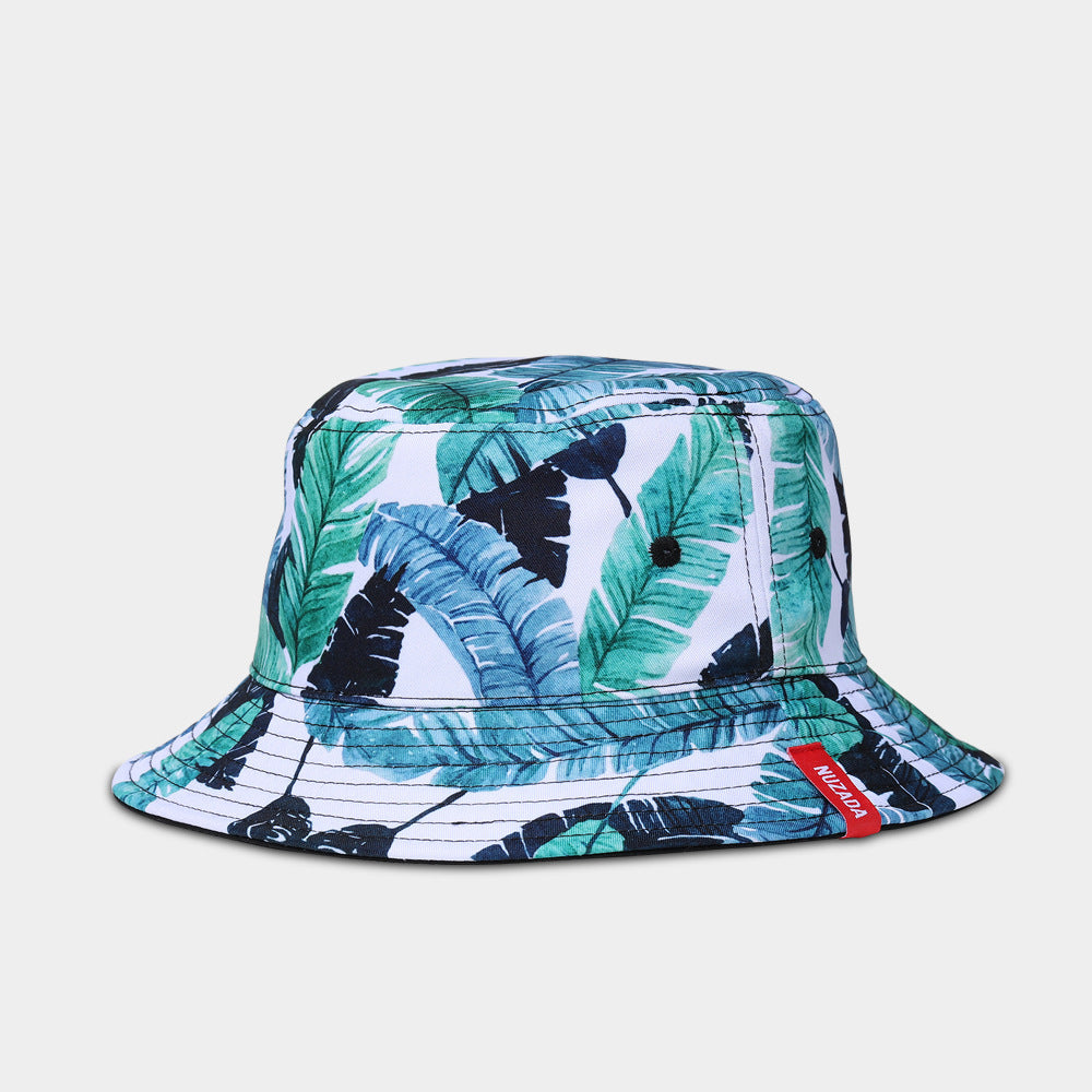 Tide brand fisherman hat men and women Korean version of Harajuku style hat maple leaf color hip hop tide people sun protection sunshade cap