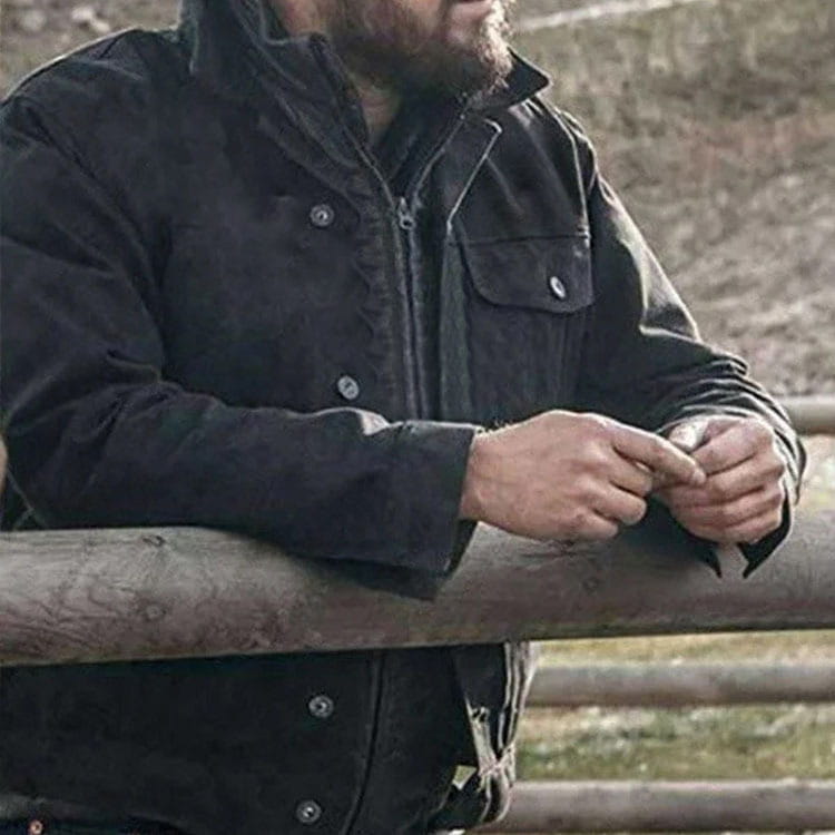 Men’s Leisure Washed-out Jacket Coat