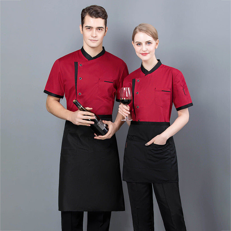 Short-sleeved Thin Breathable Clothes In The Back Kitchen