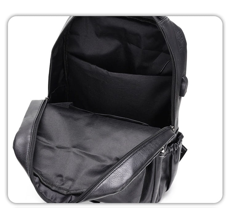 Multi-functional Retro Leather Backpack