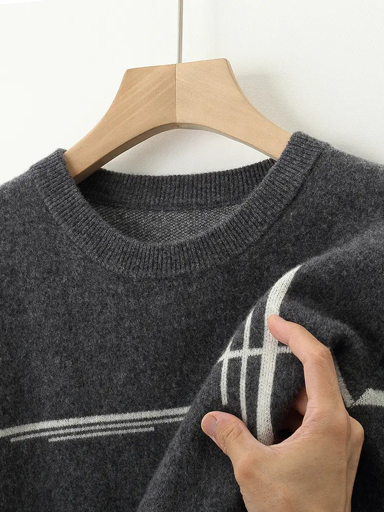 Fashion Men’s Warm Leisure Woolen Sweater