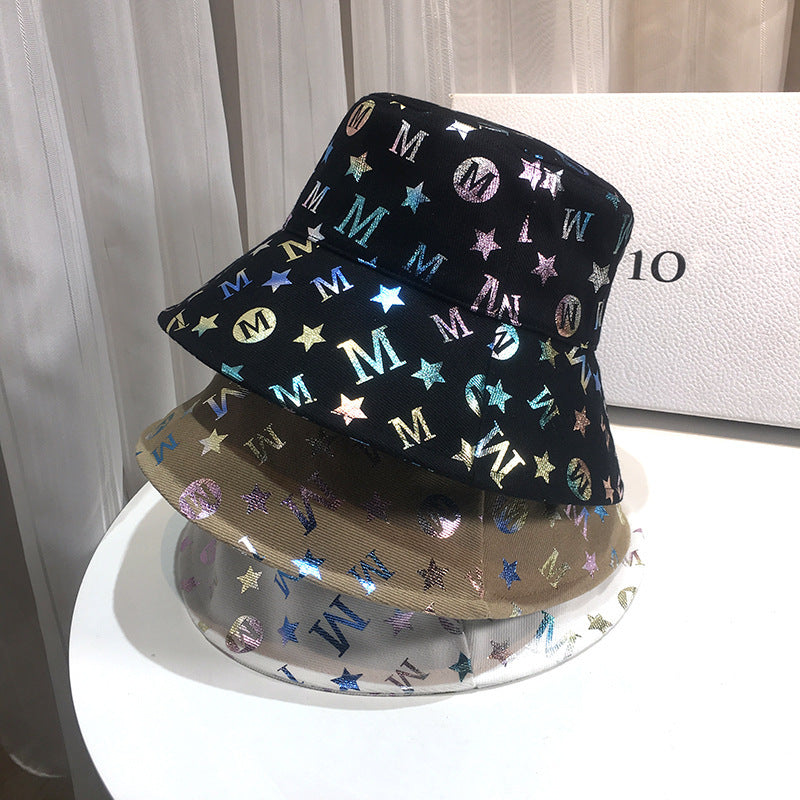 Letters sun hat sun protection sun hat street