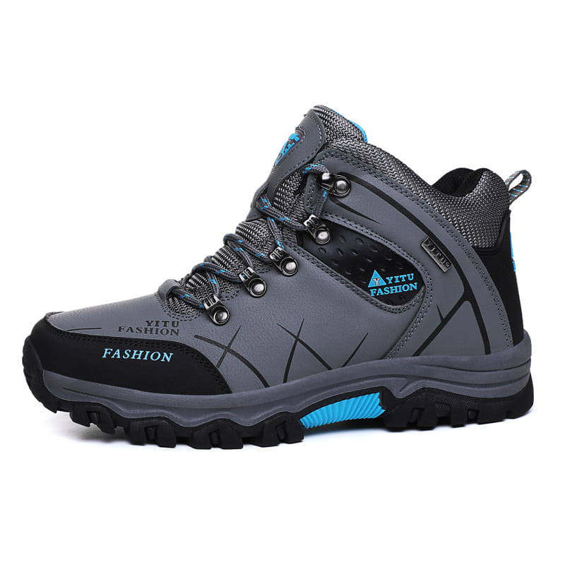 High-top plus velvet outdoor hiking shoes
