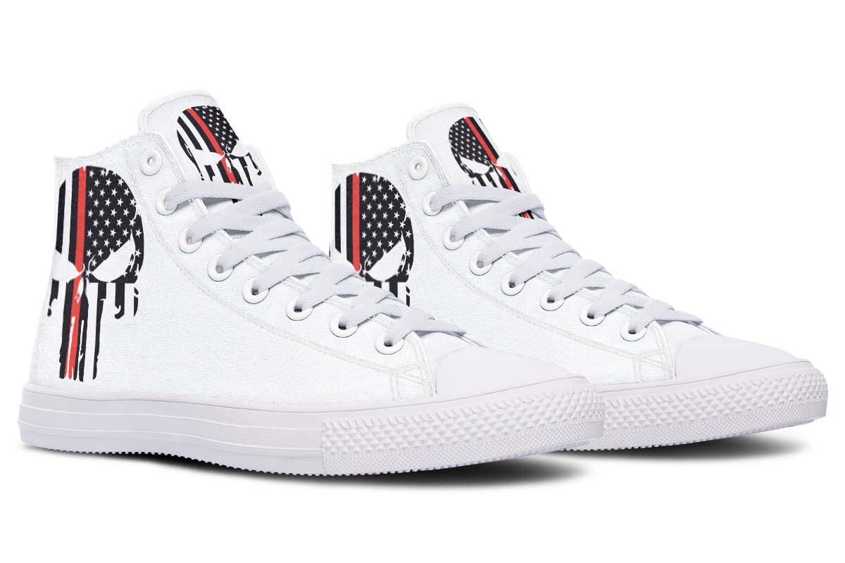 Printed Couple High-top Canvas Shoes