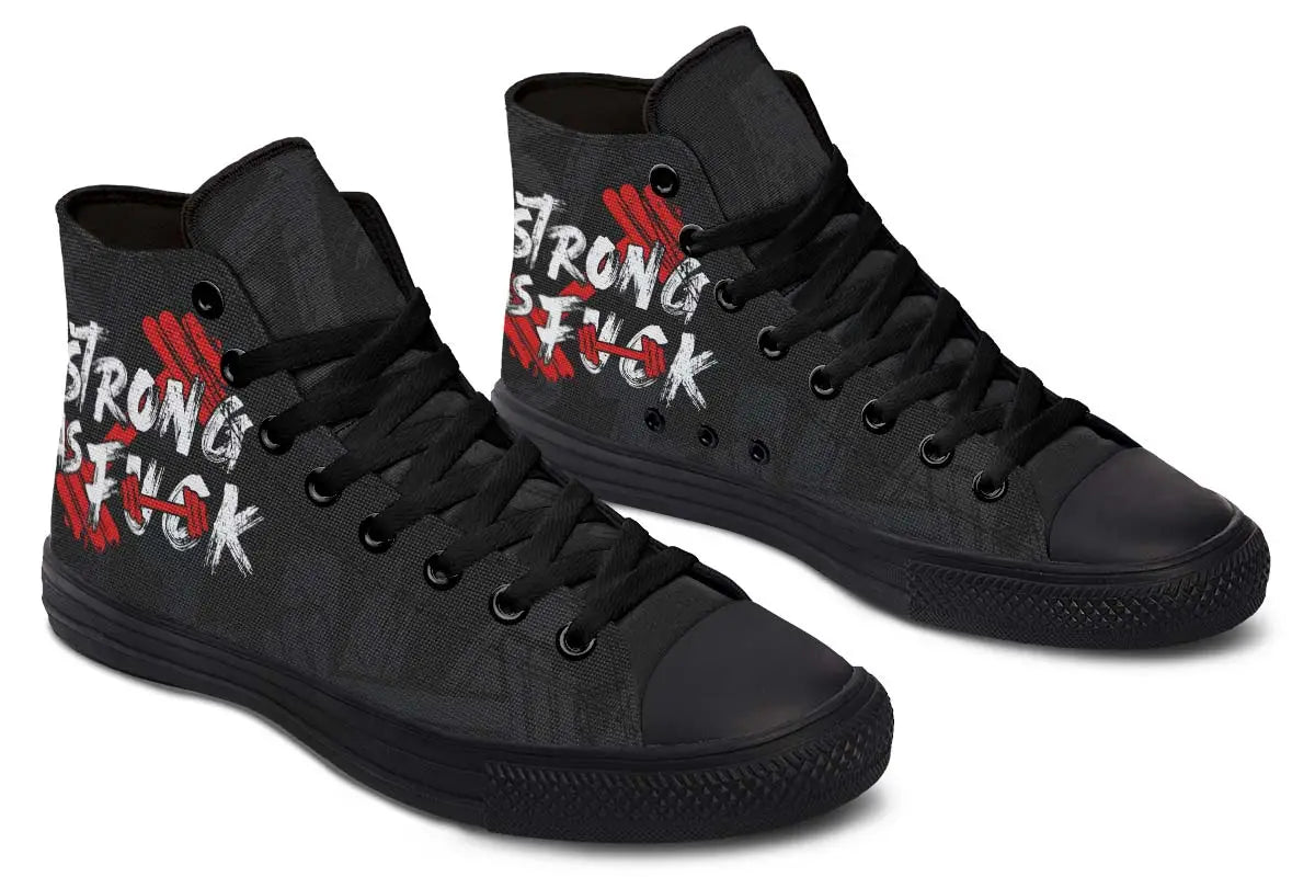 Printed Couple High-top Canvas Shoes