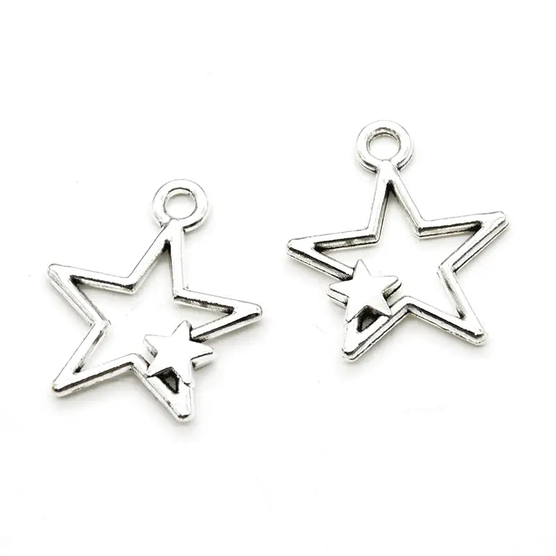Diy Alloy Jewellery Accessories Vintage Silver Pendant